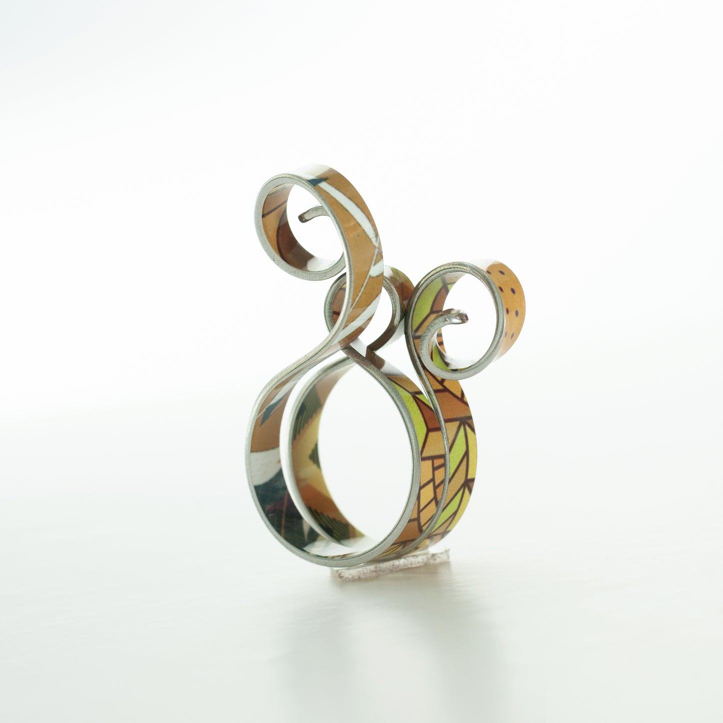 Curly Ring - Yellow