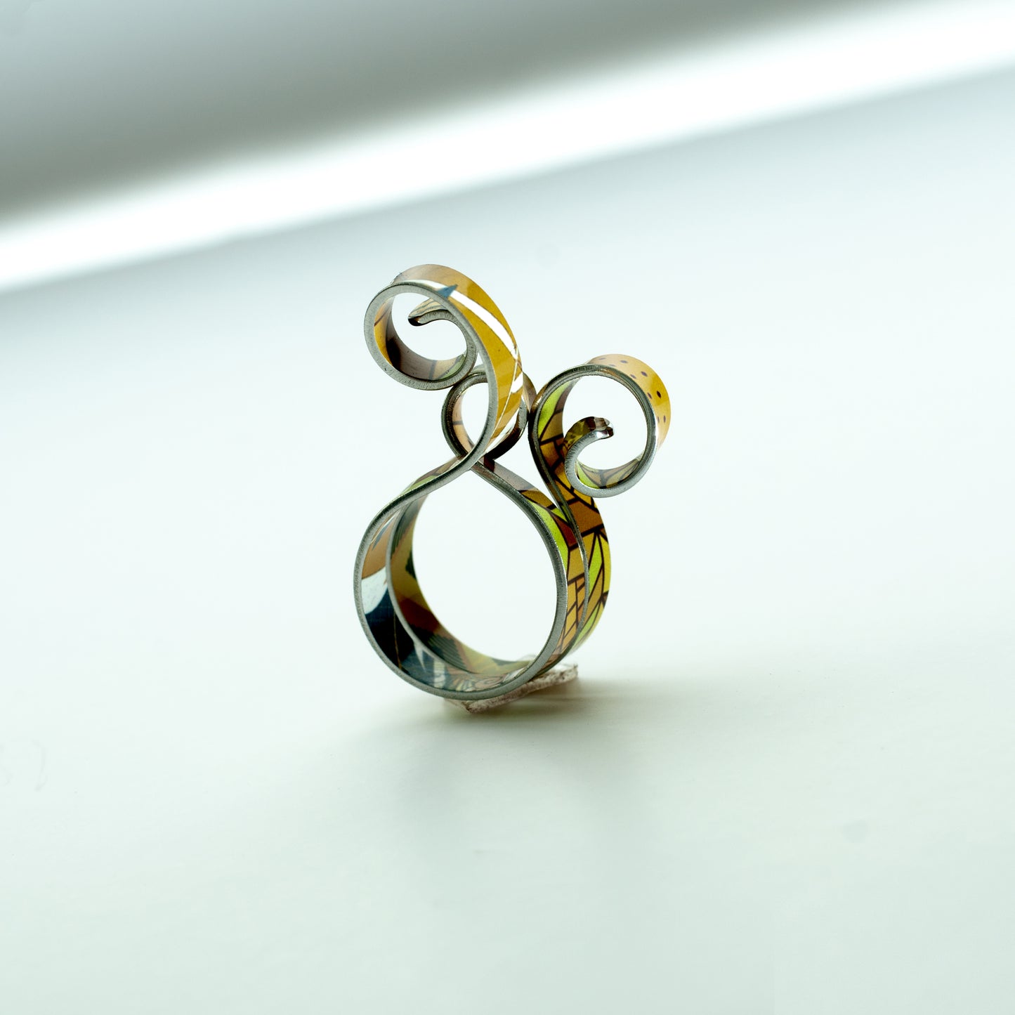 Curly Ring - Yellow
