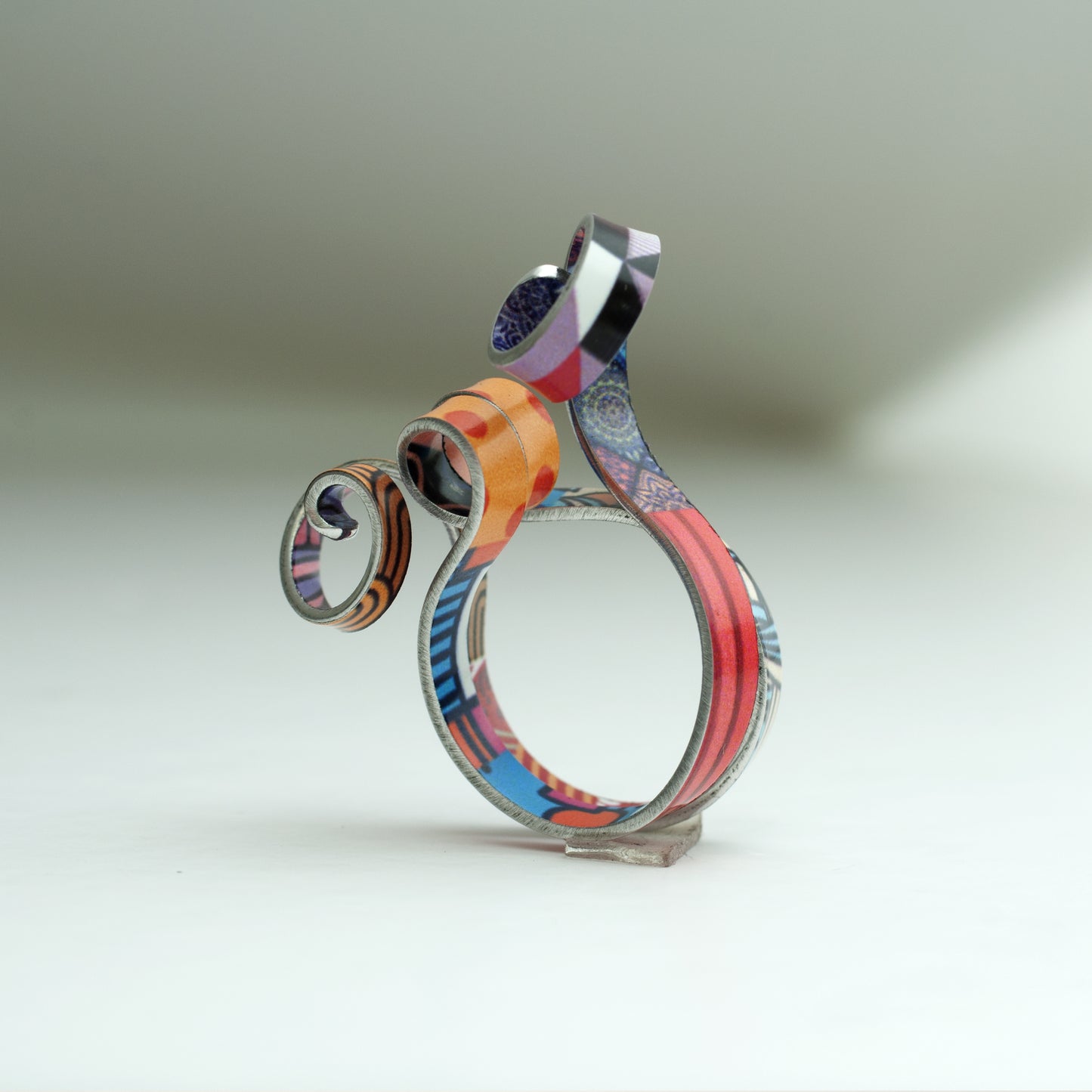 Curly Ring - B-Multicolor