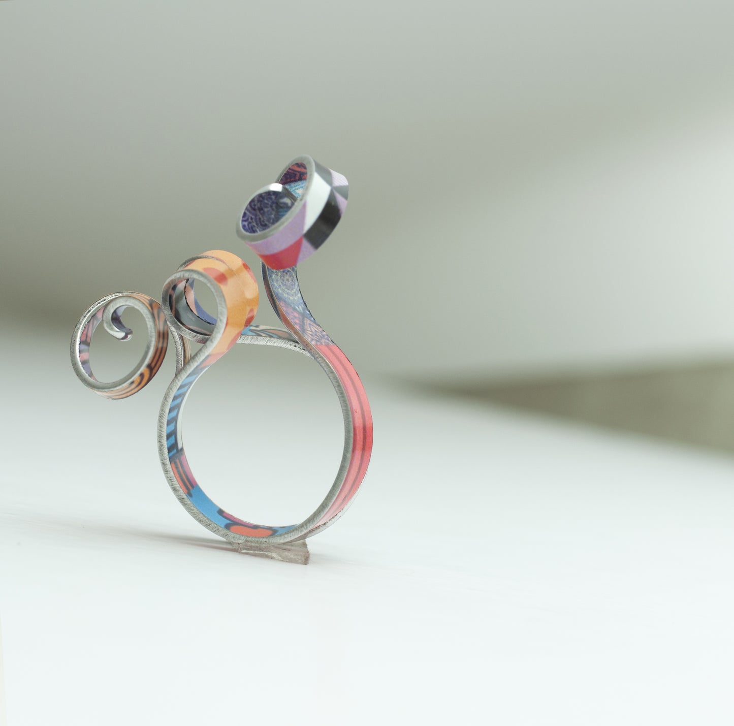 Curly Ring - B-Multicolor