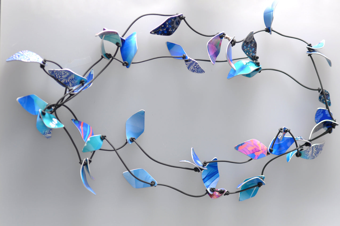Petal Necklace - Blue