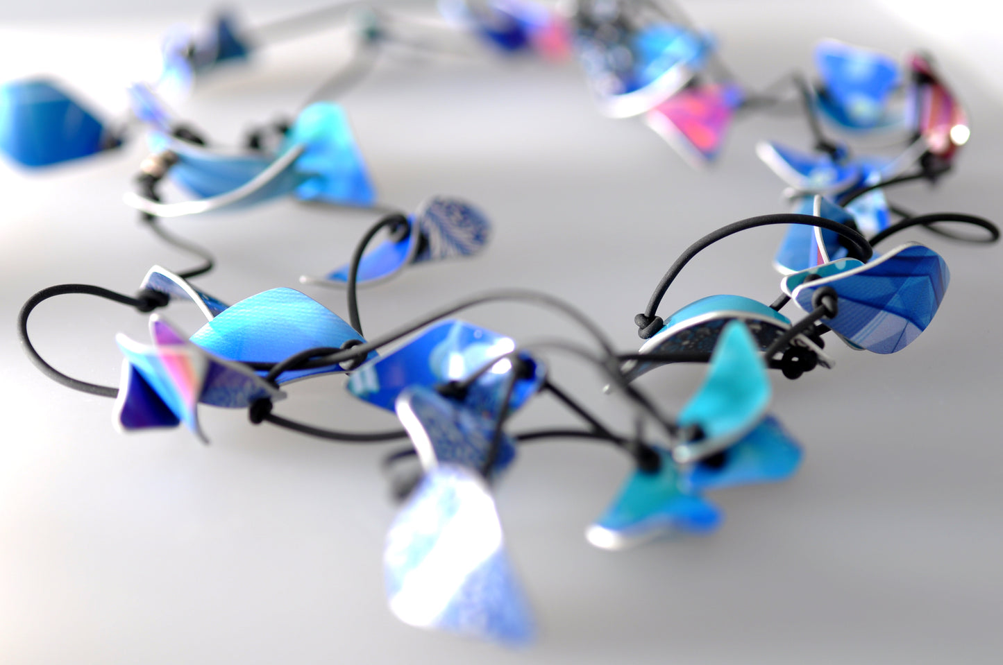 Petal Necklace - Blue