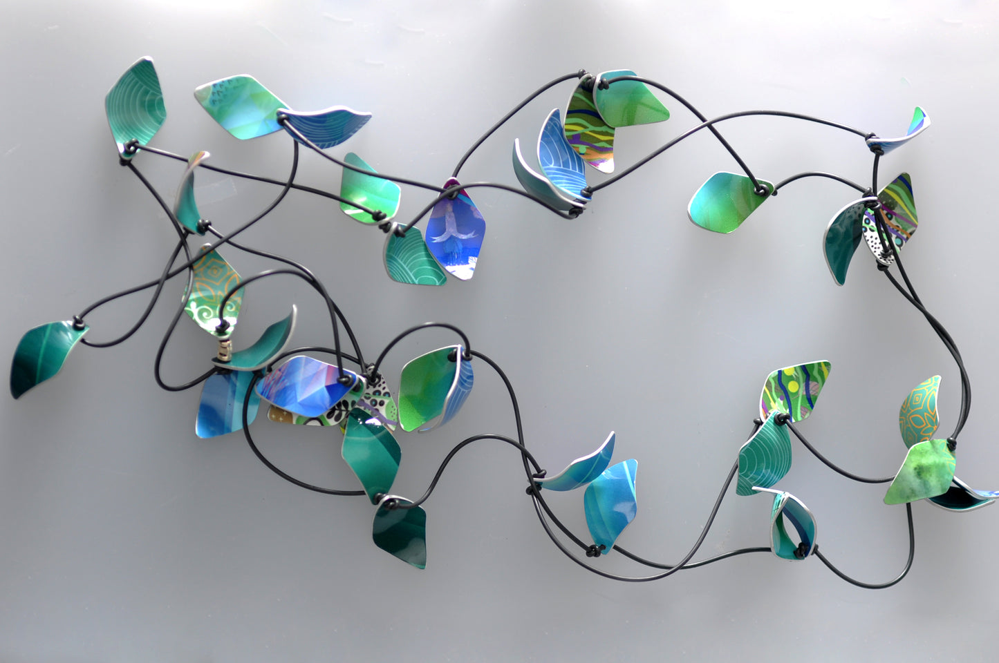 Petal Necklace - Green