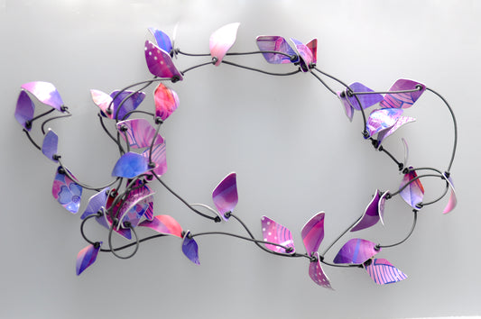 Petal Necklace - Purple